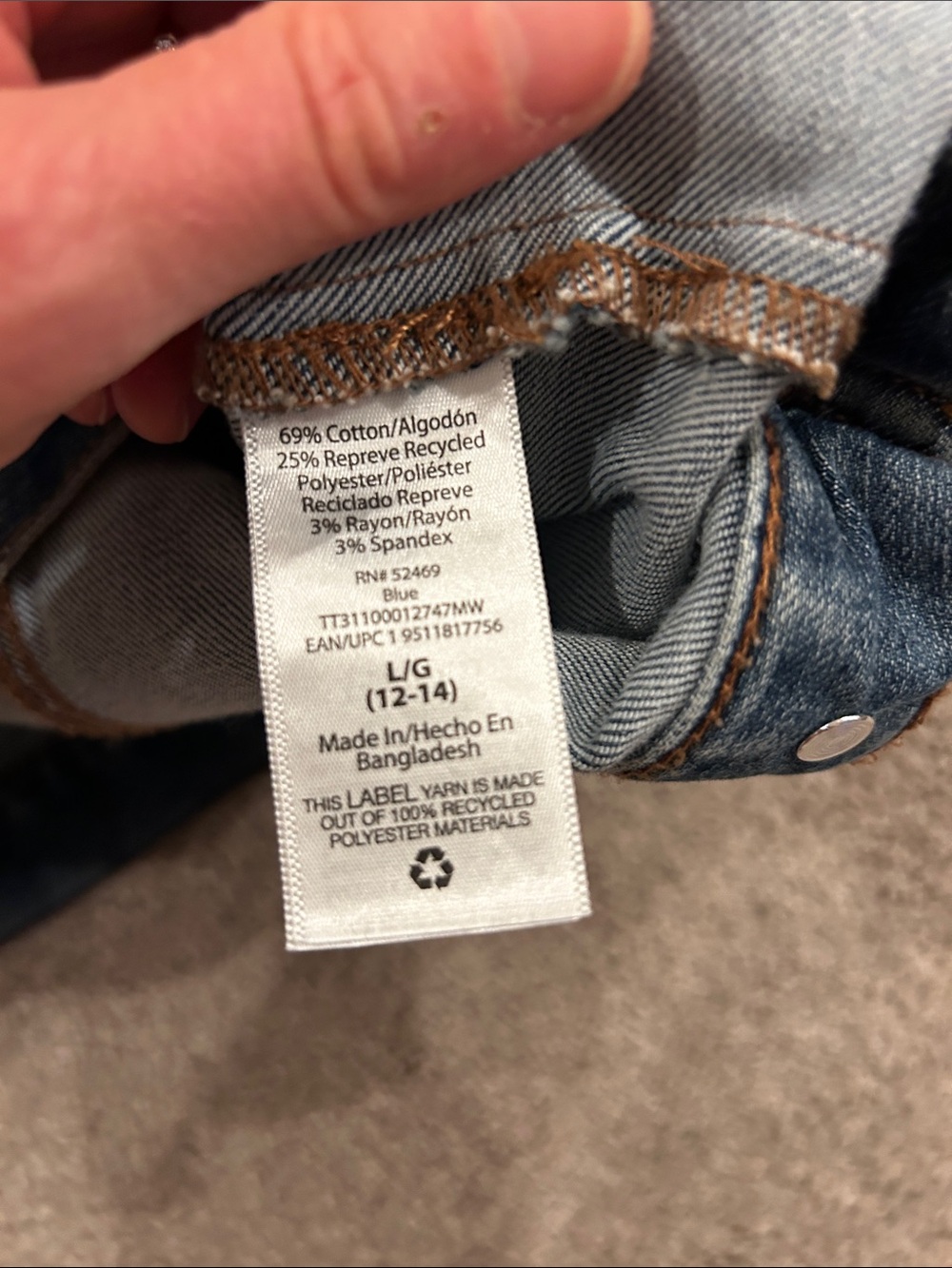 Time and true Jeans denim vest image 3